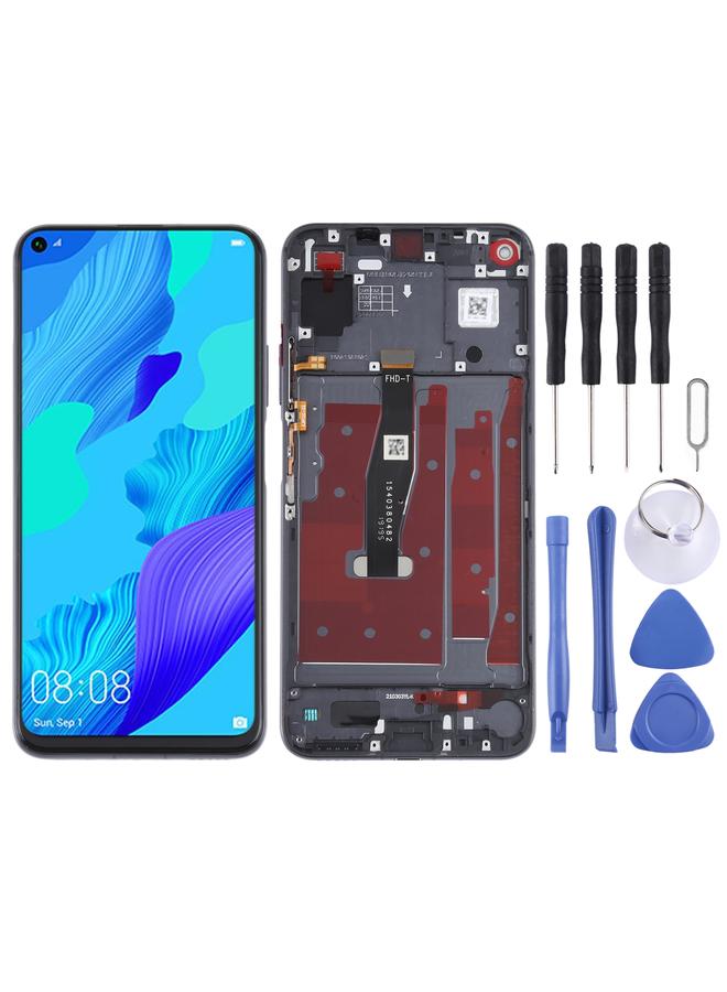 Replacement Original LCD Screen For Honor 20 / Huawei Nova 5T Digitizer Full Assembly with Frame Black - Image 1